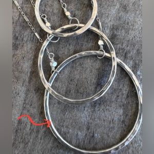 Adina large signature circle necklace